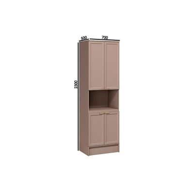 Torre Quente De Cozinha Paneleiro Malta 2647 1 Forno Com 4 Portas 70cm Duna