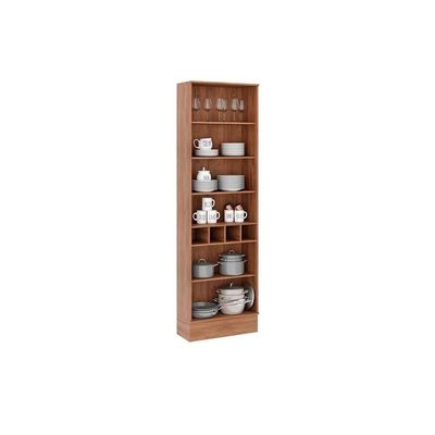 Paneleiro De Cozinha Cristaleira Bella 2615 Com 4 Portas 2 De Vidro 70cm Branco