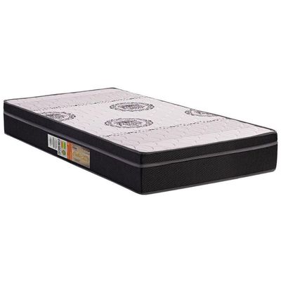 Colchão Solteiro Anatômico D28 - Orthoface Firme Euro Pillow Black (88x188x30) - Polar