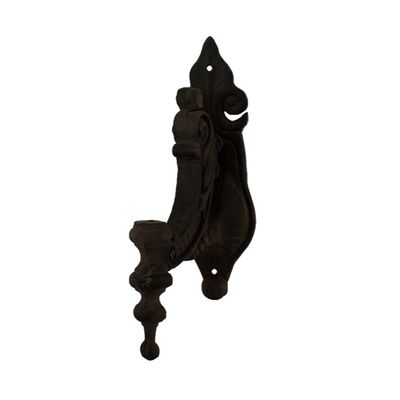 Suporte Lampião Sitio Fazenda Ferro Fundido Grande 27x45cm