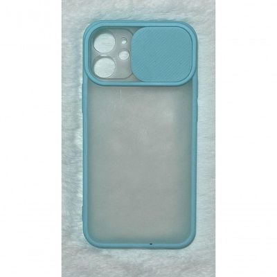 Capinha Silicone Câmera Iphone 12 Mini 5.4 Verde Água