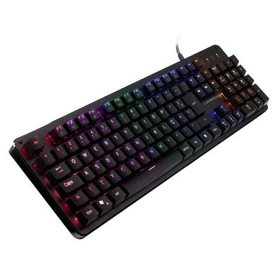 Warrior Dunky Teclado Gamer Mecânico Outemu Red Preto