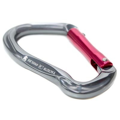 Mosquetão Sideup Alumínio D Sem Trava 22kn Reto Wavy
