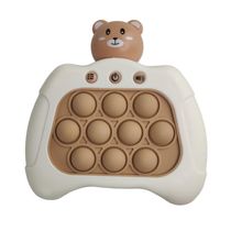 Pop It Mini Game Ursinho Criança Luz Som Fidget Interativo Anti Estresse Ansiedade Portatil