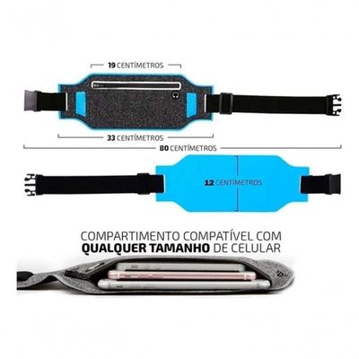 Pochete Ultra Slim Corrida Doleira Academia Porta Celular