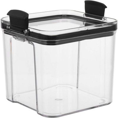 Pote Hermetico Conserva Tampa Veda Armazena 700ml Tempero Mantimento Alimento Acrilico Transparente