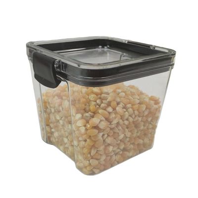 Pote Hermetico Conserva Tampa Veda Armazena 700ml Tempero Mantimento Alimento Acrilico Transparente