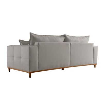 Sofá Matrix 02 Módulos De 90cm B25cm Meu Sofá Online A230 Linho Cinza