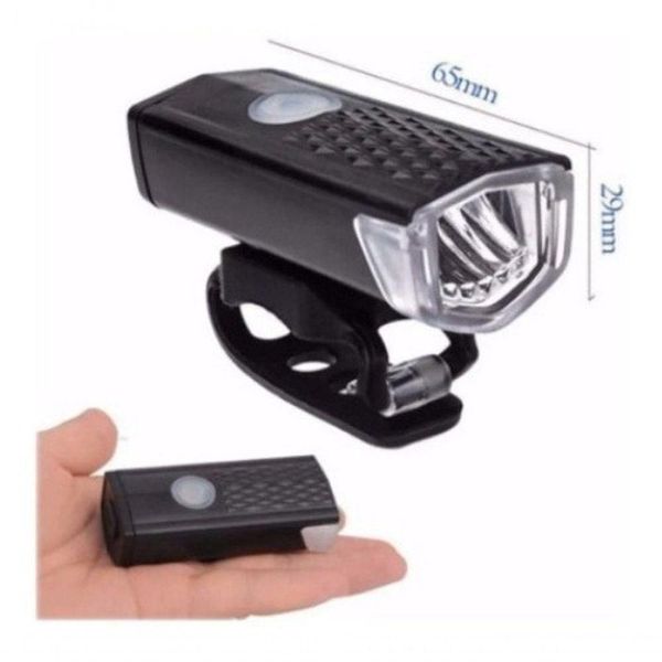 Farol Para Bike Bicicleta+sinalizador Trazeira Recarregaveis
