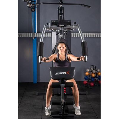 Estação De Musculação Evox Fitness X2000 Exercício Completo