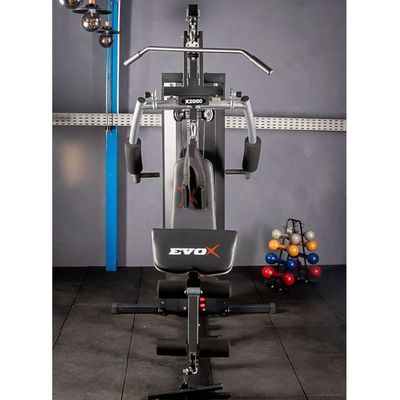 Estação De Musculação Evox Fitness X2000 Exercício Completo