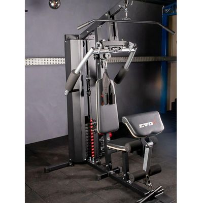 Estação De Musculação Evox Fitness X2000 Exercício Completo