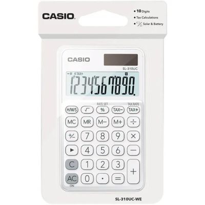 Calculadora de Bolso 10 Digitos Branca - SL-310UC-BU-W-DC