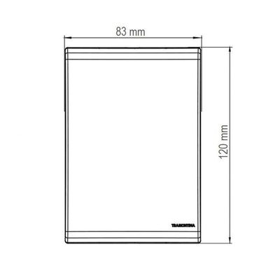 Placa 1 Posto Vertical 4x2 Tramontina Liz Branca Tramontina