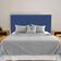 Cabeceira Cama Box Queen 160 Cm Geovana Suede Azul Marinho