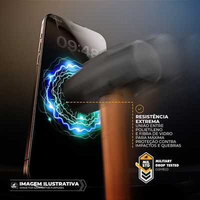Película Para Iphone 15 Pro Max Com Aplicador - Survivor Privacidade - Gshield
