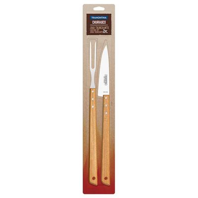 Kit Churrasco 2 Peças Tramontina 26499037 Marrom 26499037