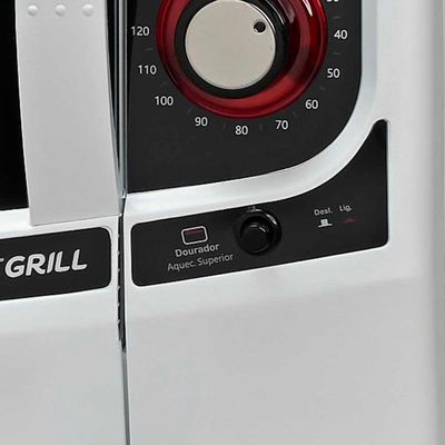 Forno Elétrico 44 Litros Fischer Gourmet Grill Bancada Branco 220V