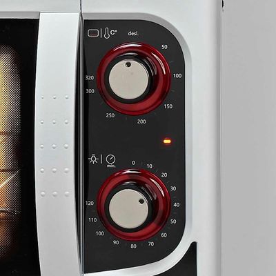 Forno Elétrico 44 Litros Fischer Gourmet Grill Bancada Branco 110V