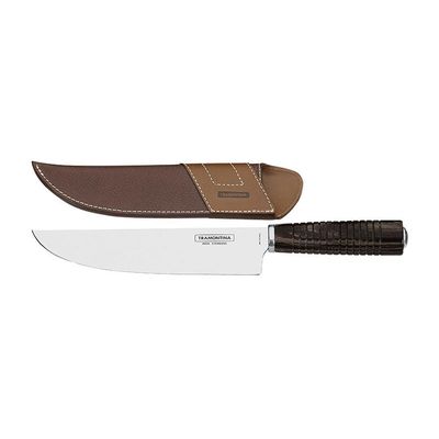 Faca Para Churrasco Tramontina 21141198 Com Bainha 8 Castanha