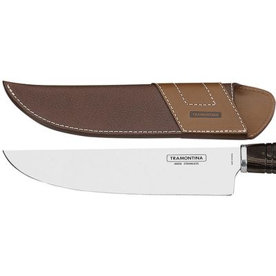 Faca Para Churrasco Tramontina 21141198 Com Bainha 8 Castanha