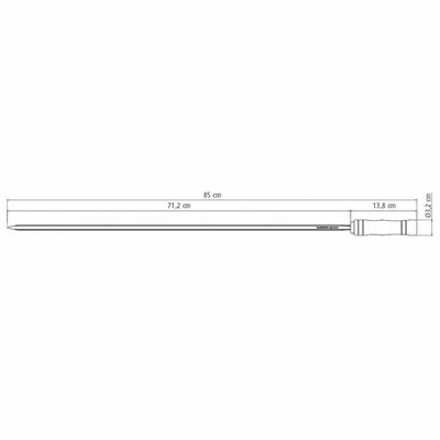 Espeto Para Churrasco Tramontina 85cm 26417085 Madeira Natural