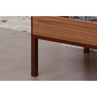 Bancada De Banheiro Balcão Portinari 1 Porta C- Cuba 80cm Pistache-freijo - Mgm