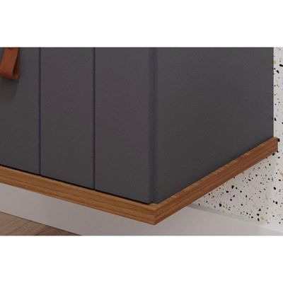Balcão P- Banheiro Milano 1 Porta E 1 Gaveta C- Cuba 80cm Cimento-freijo - Mgm