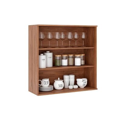 Armário Aéreo Cozinha Modulado Bella 2602 Com 2 Portas 80cm Branco