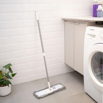 Mop Simplo Flat Slim Com Esfregão De Chenille