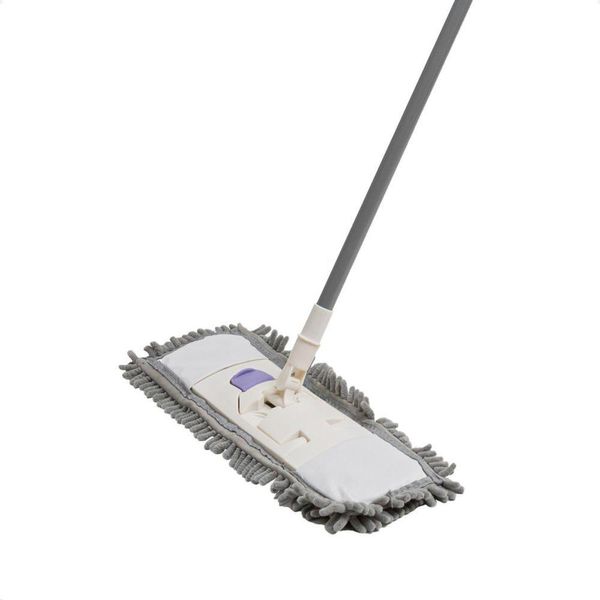 Mop Simplo Flat Slim Com Esfregão De Chenille