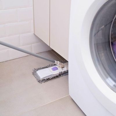 Mop Simplo Flat Slim Com Esfregão De Chenille