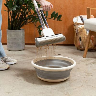 Mop Simplo Slim Esponja Com Sistema De Alavanca