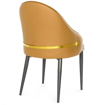 Kit 6 Cadeiras De Jantar Estofada Design La Martina - Bege