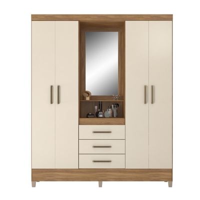 Gurda Roupa Capelinha Londes 4 Portas Amendola Off White