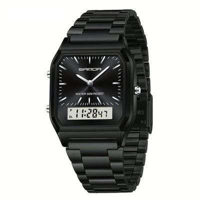Relógio - Estilo Business Elegante À Prova Da Água Com Cronômetro Preto
