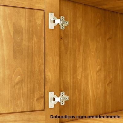 Armario Cristaleira Madeira Maciça 85 Cm 8932 Freijo Milani Store Freijo
