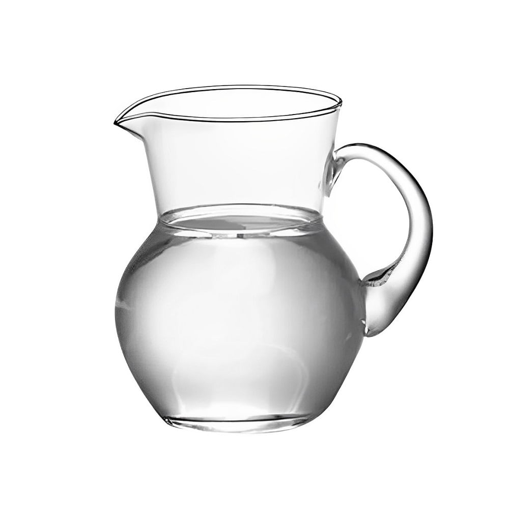 Mini Jarra de Vidro, 750mL, Bojuda, com Alça