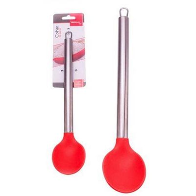 Colher em Silicone e Cabo de Metal 33 cm - Wellhome