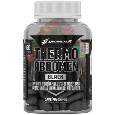 Thermo Abdomen Black 60 Comprimidos - Bodyaction