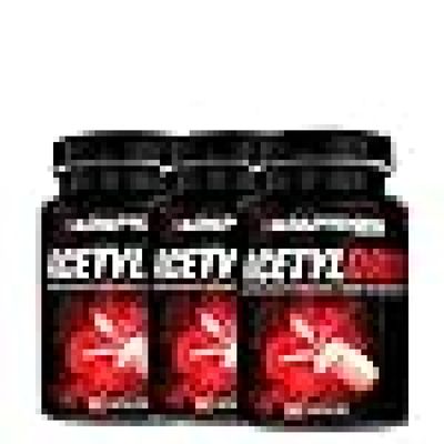 Kit 3 Cafeína Acetyldren 60 Cápsulas Sem Sabor - Adaptogen Science