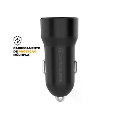 Carregador Veicular Turbo Armor no Atacado - Caixa Fechada 10 Unidades - Gshield