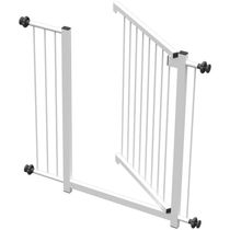 Grade Portão Pet Bebê Divisor Ambiente 80 Cm Branco