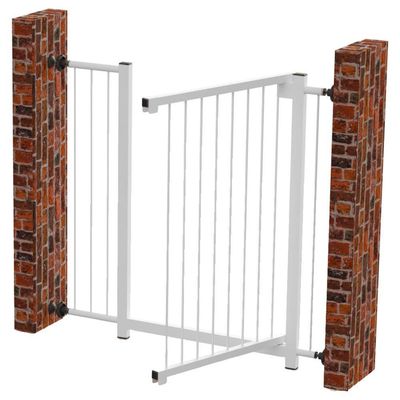 Grade Portão Pet Bebê Divisor Ambiente 80 Cm Branco