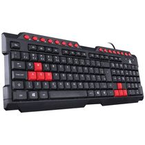 Teclado Usb Gamer Vx Gaming Dragon V2 Abnt2 1.8M Preto Com V
