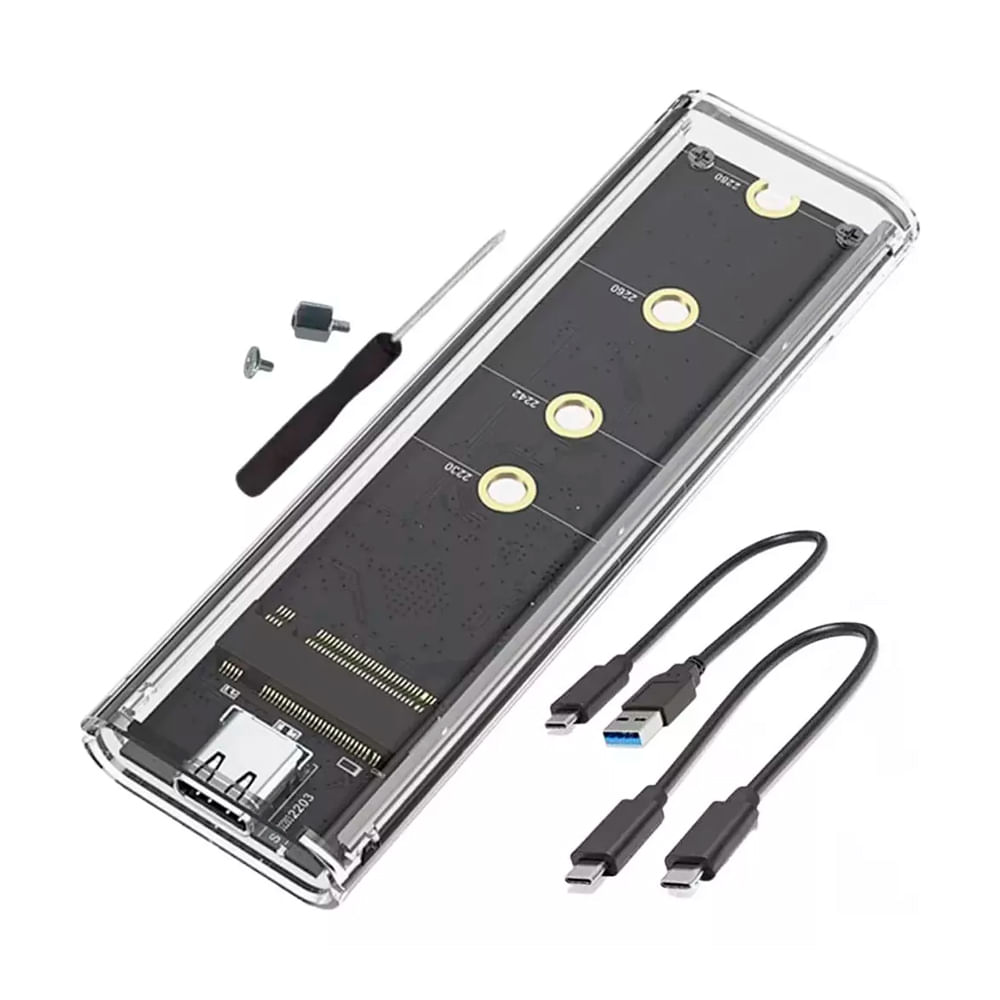 Case Ssd M.2 NGFF NVME para tipo-c USB 3.0 CSADPT F3