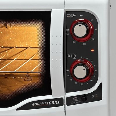 Forno Elétrico de Bancada Fischer Gourmet Grill 44L Preto 127V