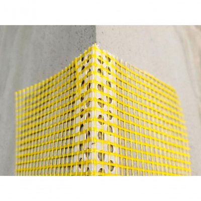 Cantoneira De Pvc Com Tela De Fibra De Vidro - 1,25m