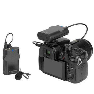 Microfone Sem Fio Lapela Dual-channel 2,4 Ghz By-wm4 Pro Celular Câmera Dslr Lorben