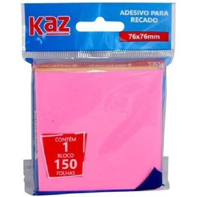 Bloco Adesivo Kaz 76x76mm
